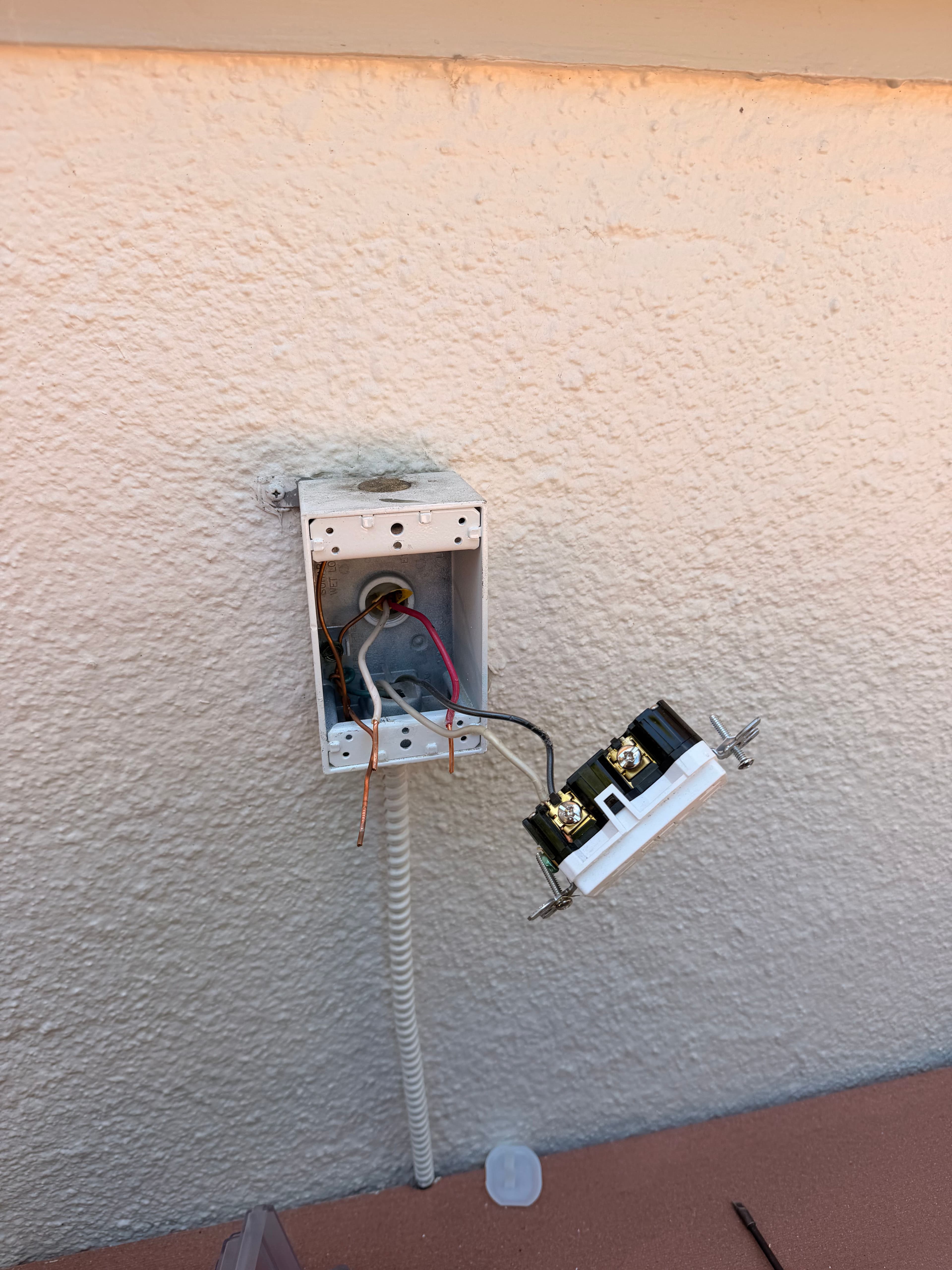 Project Dead Outdoor Outlet Fixed with a Fresh GFCI and Weatherproof Cover image