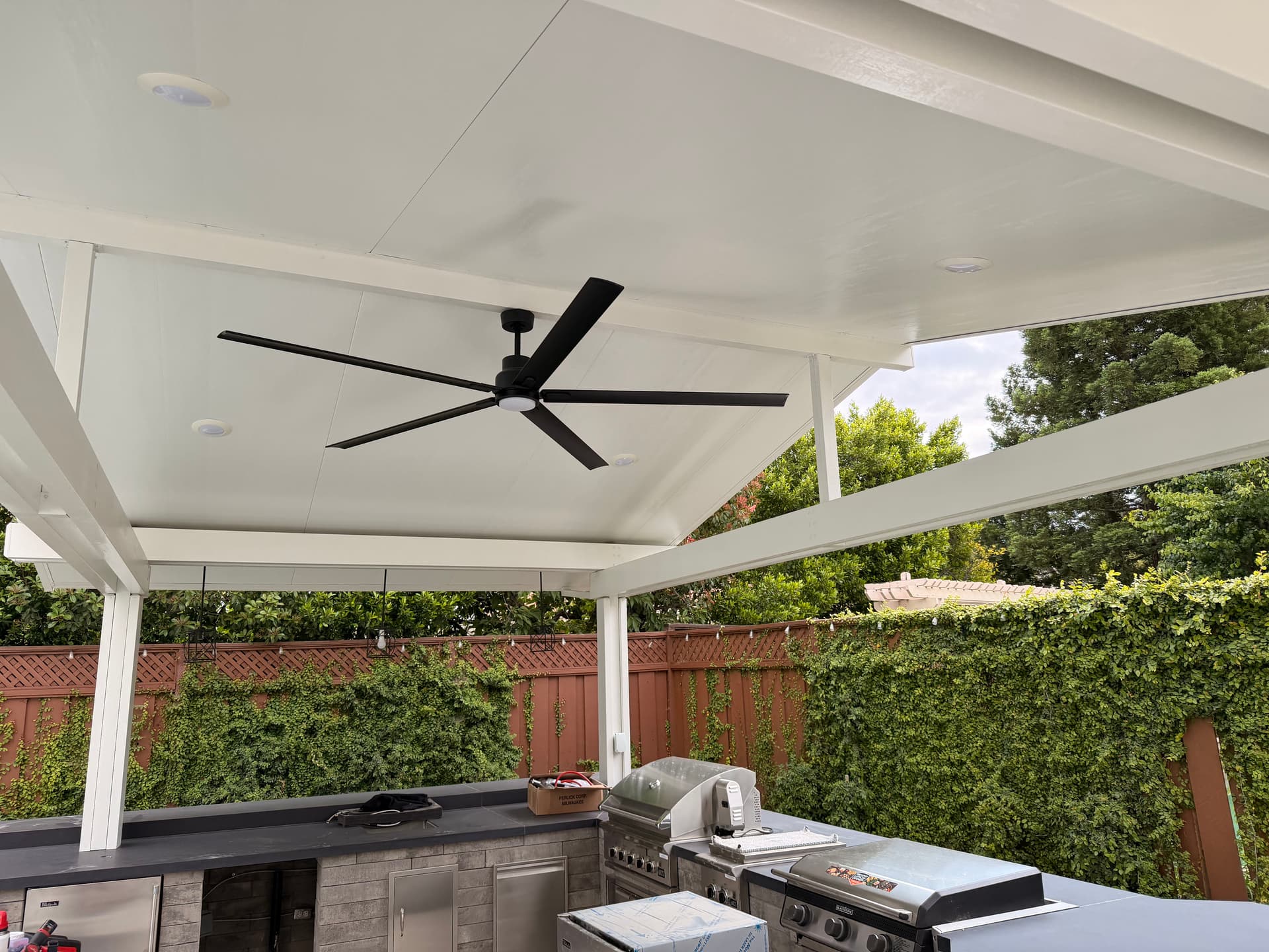 Gallery photos for Full Electrical Hookup for an Outdoor Kitchen and Patio: Image #2