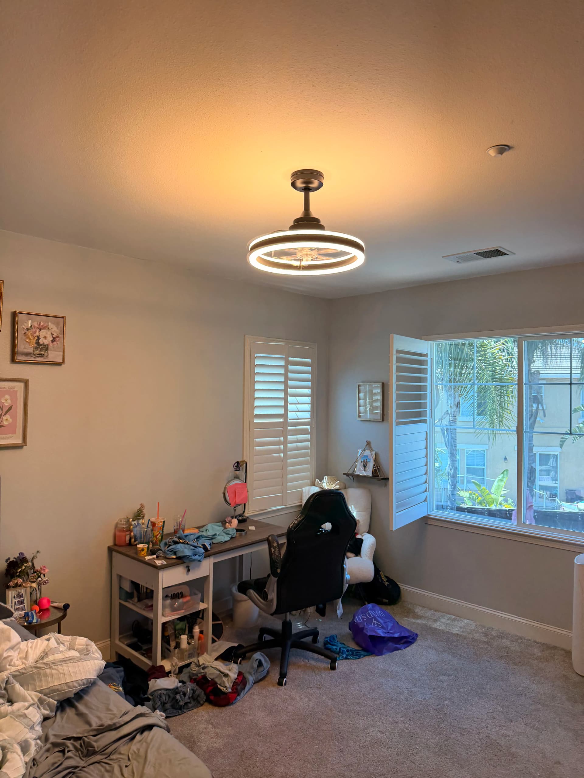 Gallery photos for 3 New Ceiling Fans Installed for a Return Customer: Image #6