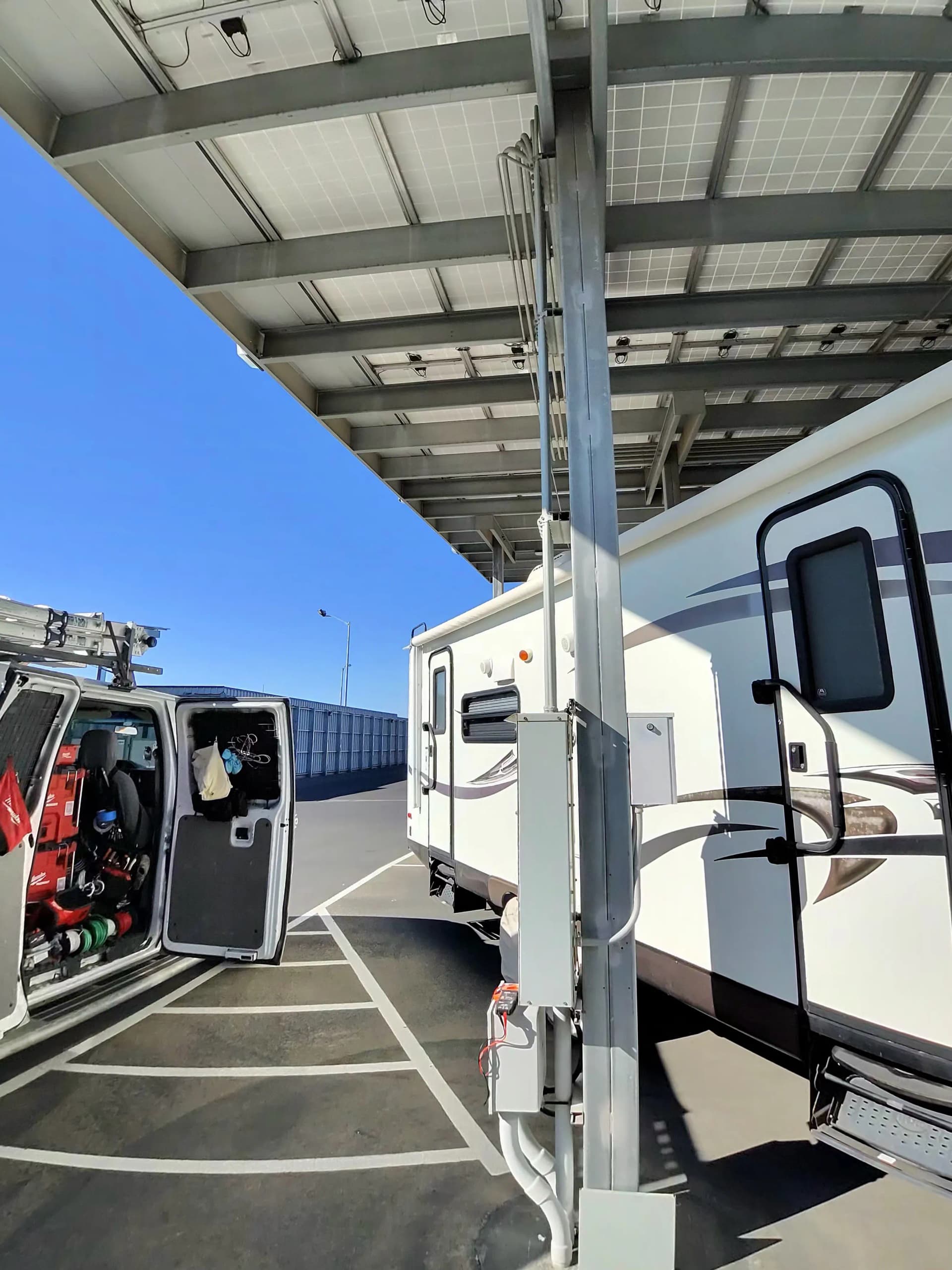 Gallery photos for Commercial Lighting Troubleshooting at an RV Storage Facility: Image #2