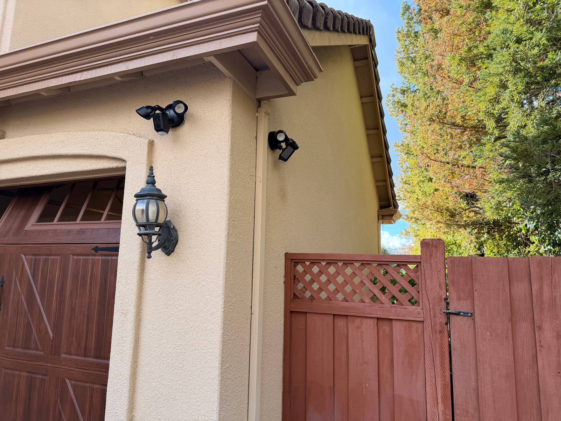 Gallery photos for Enhanced Home Security with Camera and Floodlight Installation: Image #2