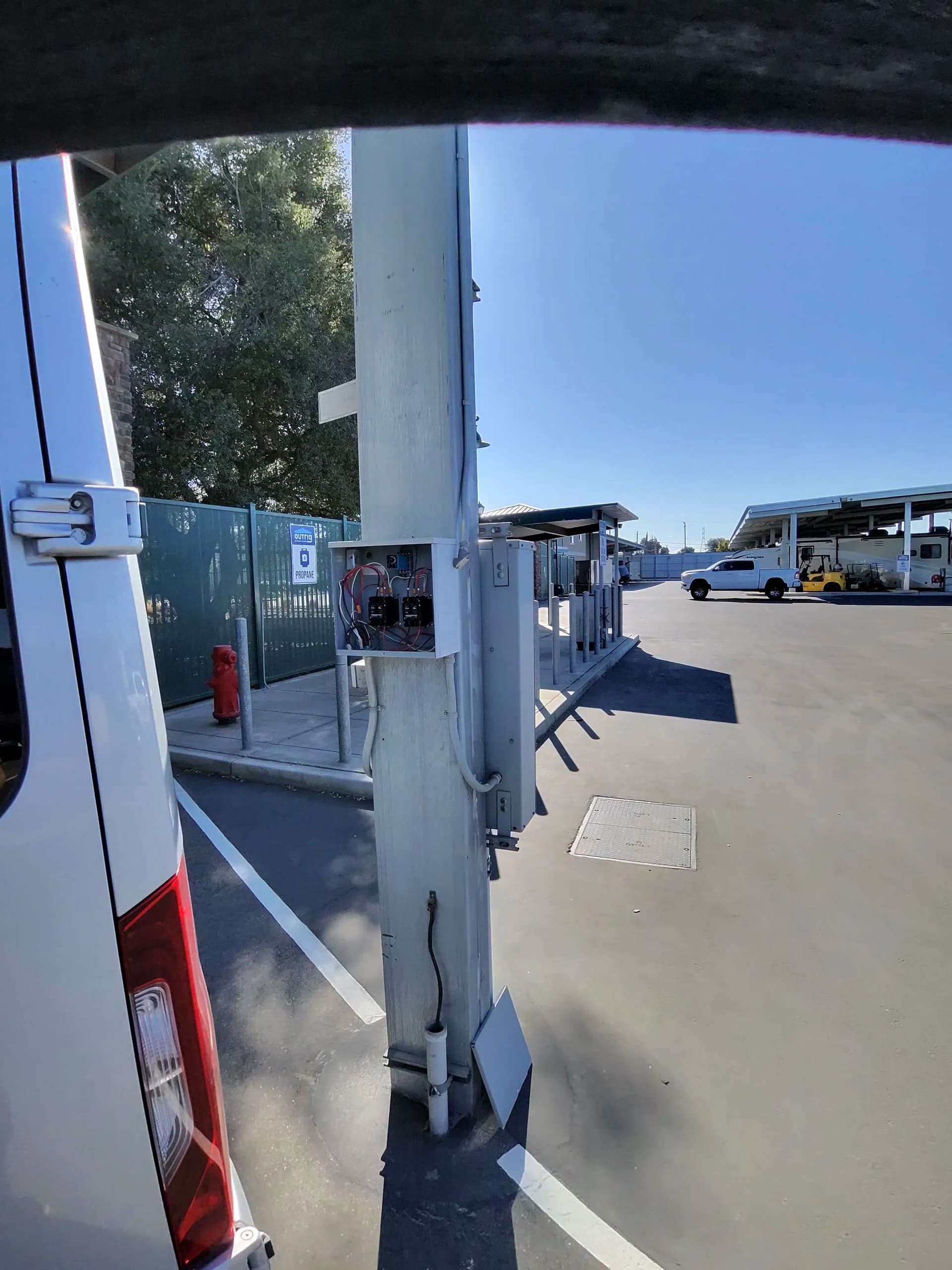 Gallery photos for Commercial Lighting Troubleshooting at an RV Storage Facility: Image #5