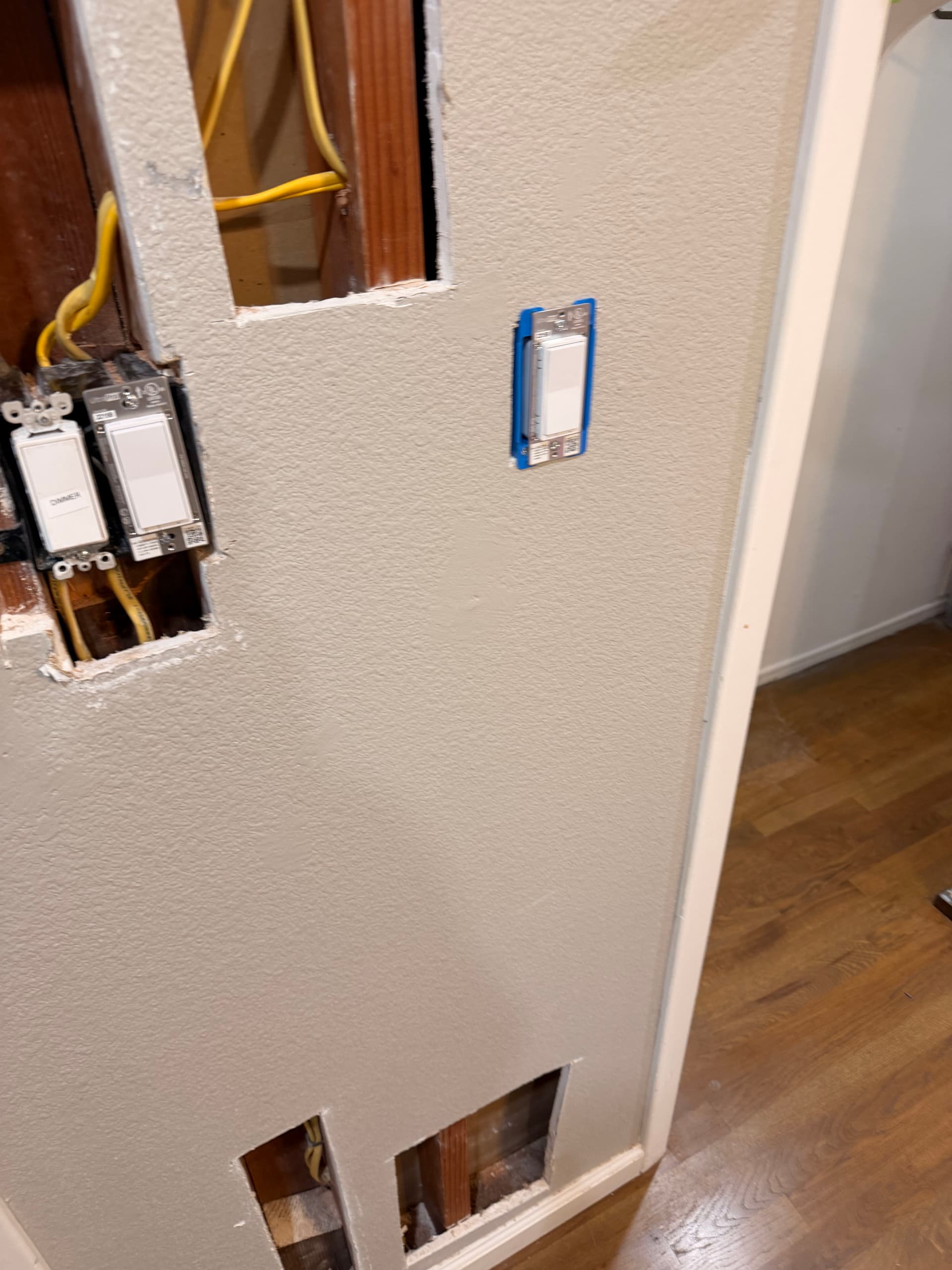 Gallery photos for Recessed Lighting, New Switches, and Fresh Circuits Across Two Rooms: Image #5