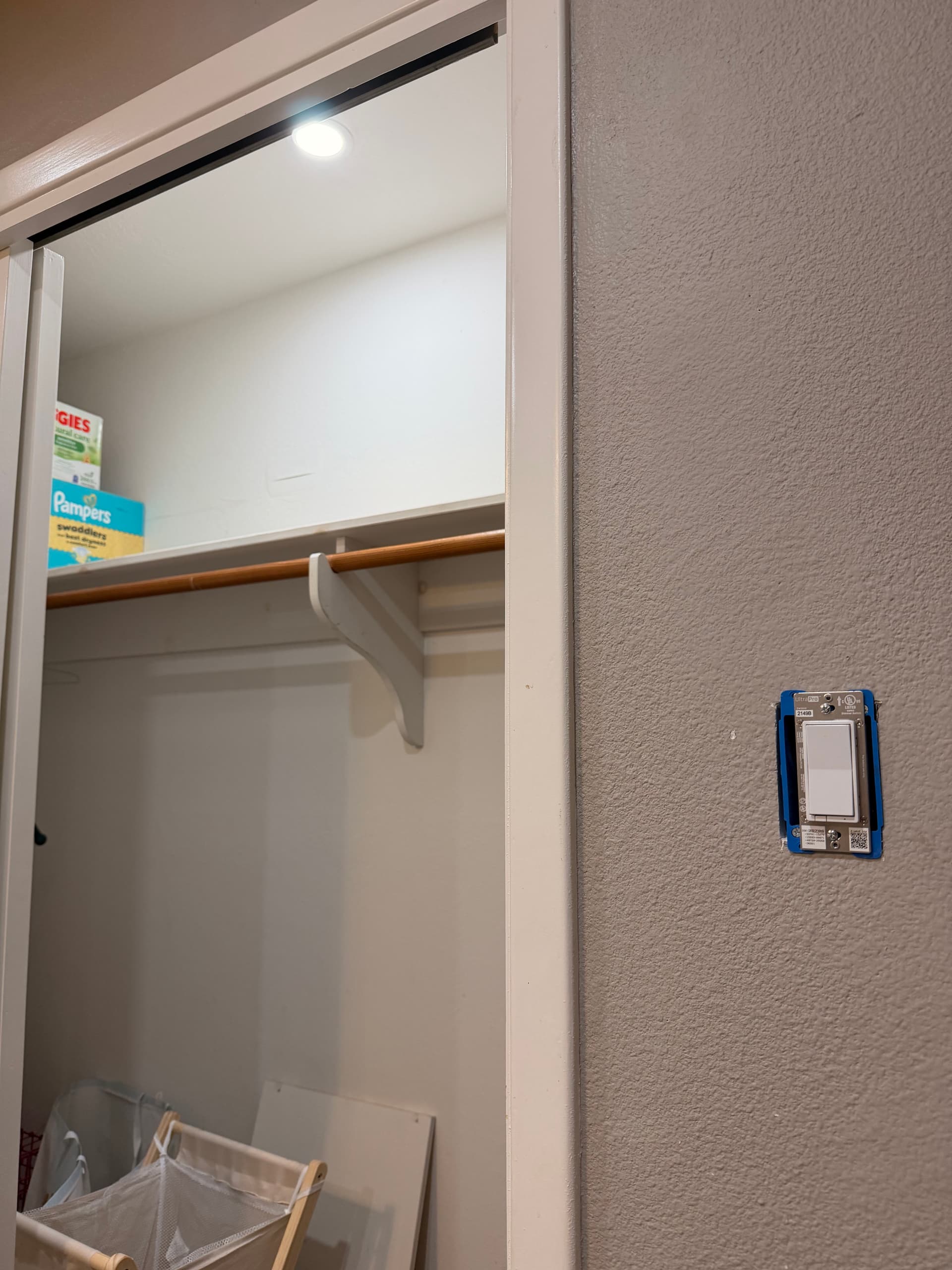 Gallery photos for Recessed Lighting, New Switches, and Fresh Circuits Across Two Rooms: Image #1