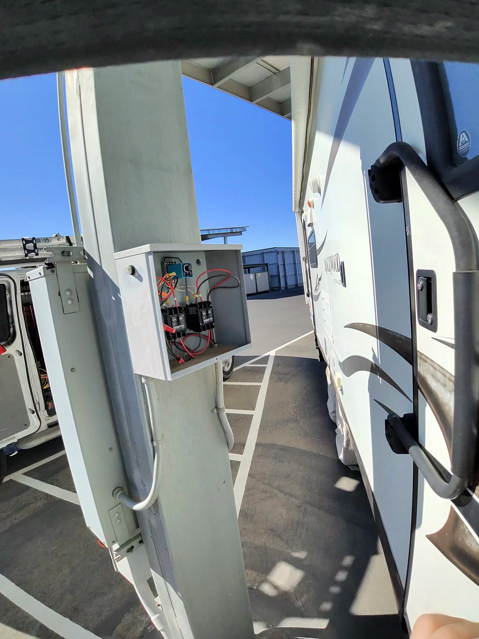 Gallery photos for Commercial Lighting Troubleshooting at an RV Storage Facility: Image #1