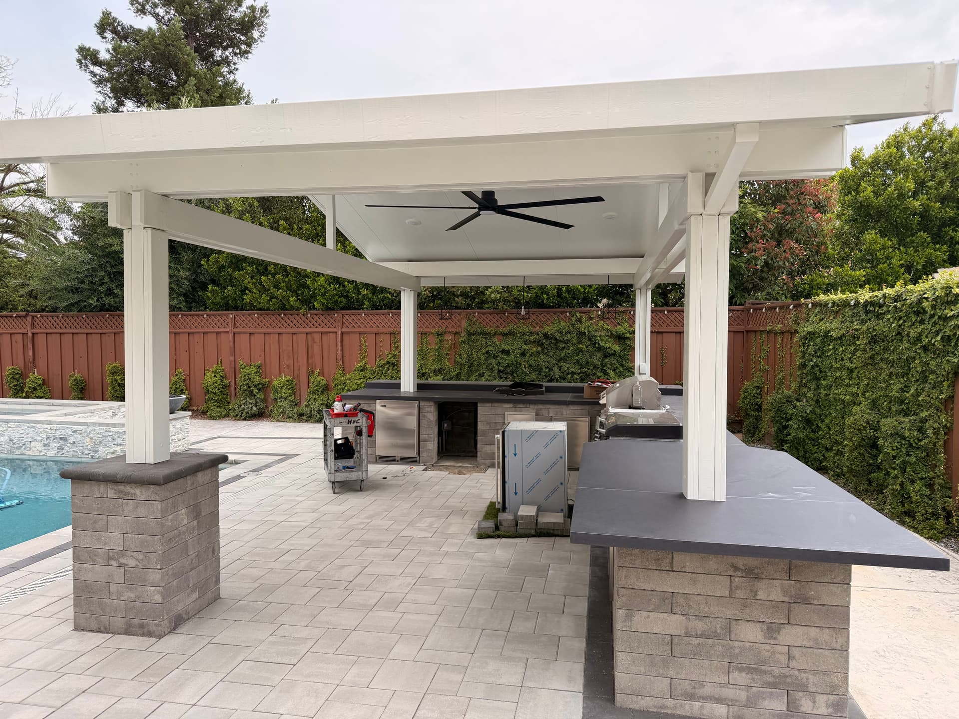 Gallery photos for Full Electrical Hookup for an Outdoor Kitchen and Patio: Image #5