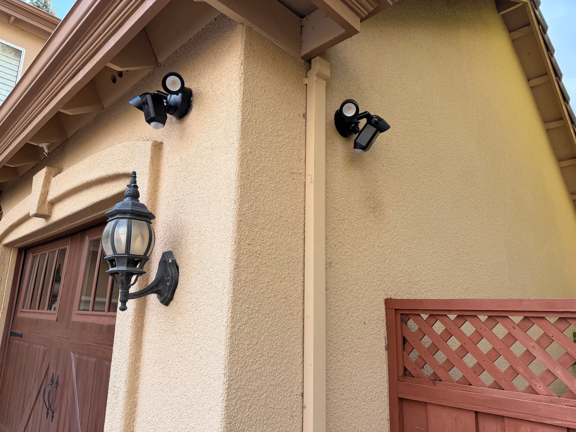 Gallery photos for Enhanced Home Security with Camera and Floodlight Installation: Image #3