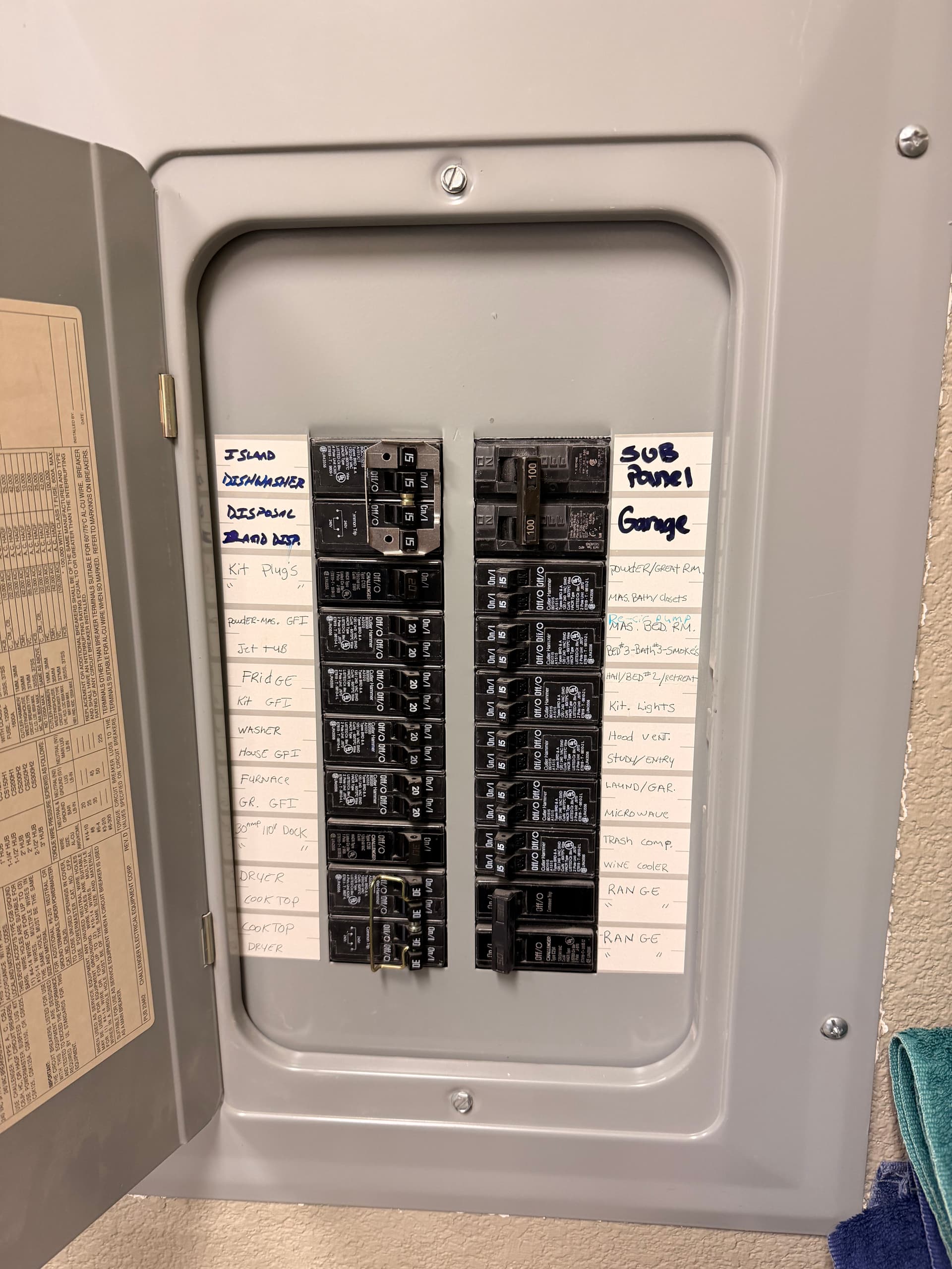 Gallery photos for Electric Subpanel Installations for Spa Preparation: Image #1