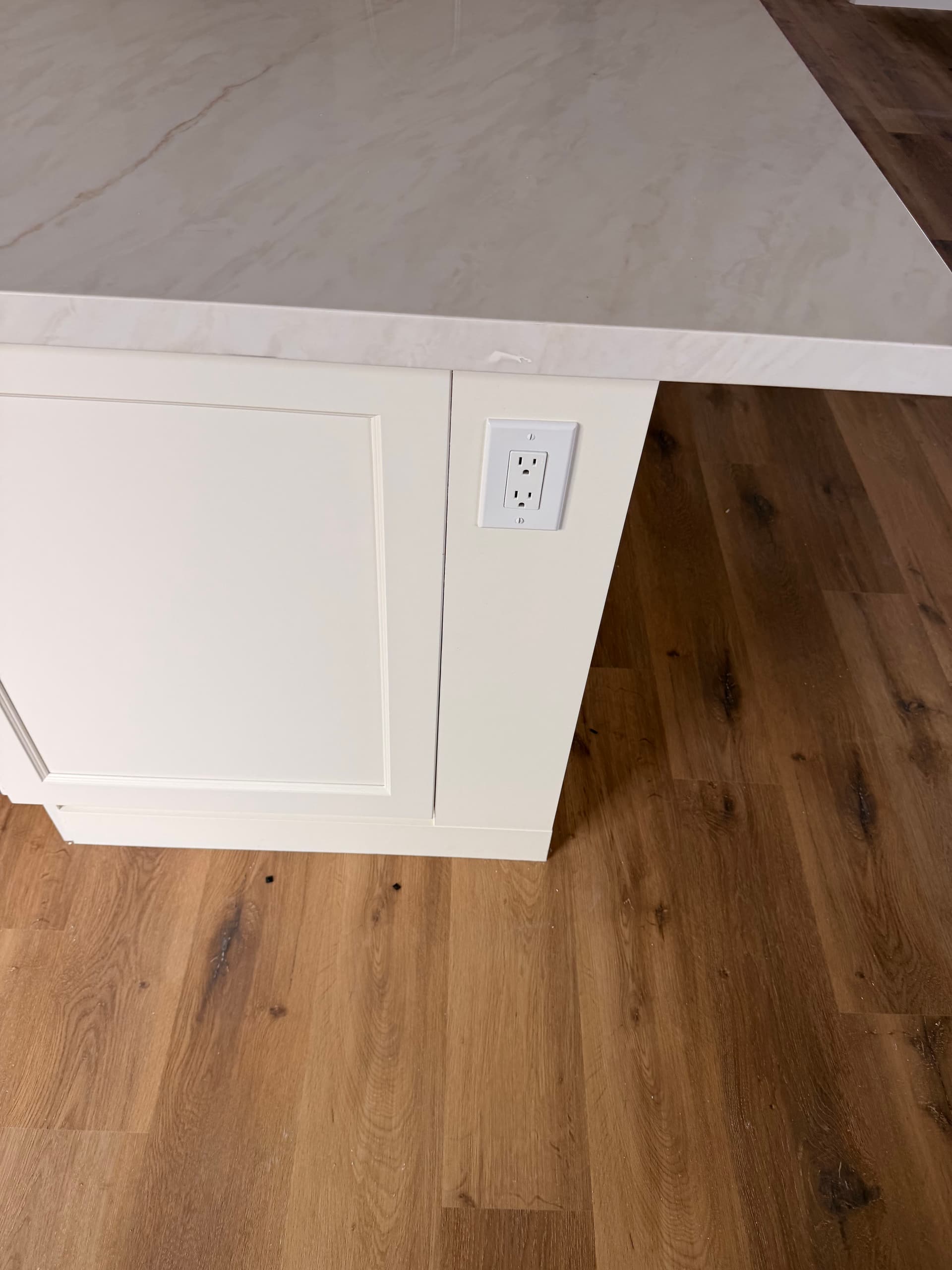 Gallery photos for Kitchen Island Outlet and Switch Relocation Done Right: Image #4