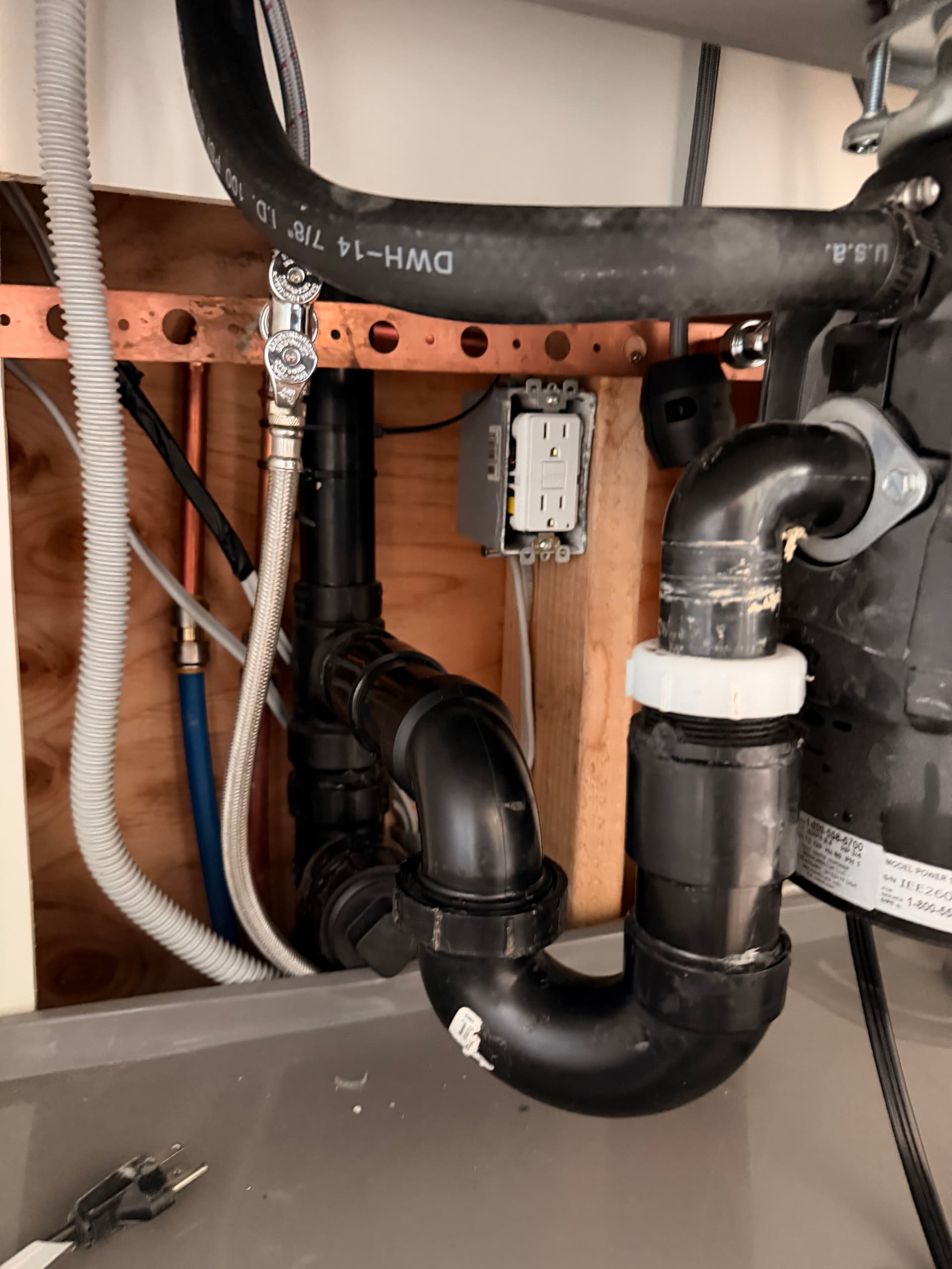 Gallery photos for Kitchen Island Outlet and Switch Relocation Done Right: Image #1
